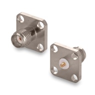 Разъем SMA(female) на кабель, фланцевый, короткий, rev.Y