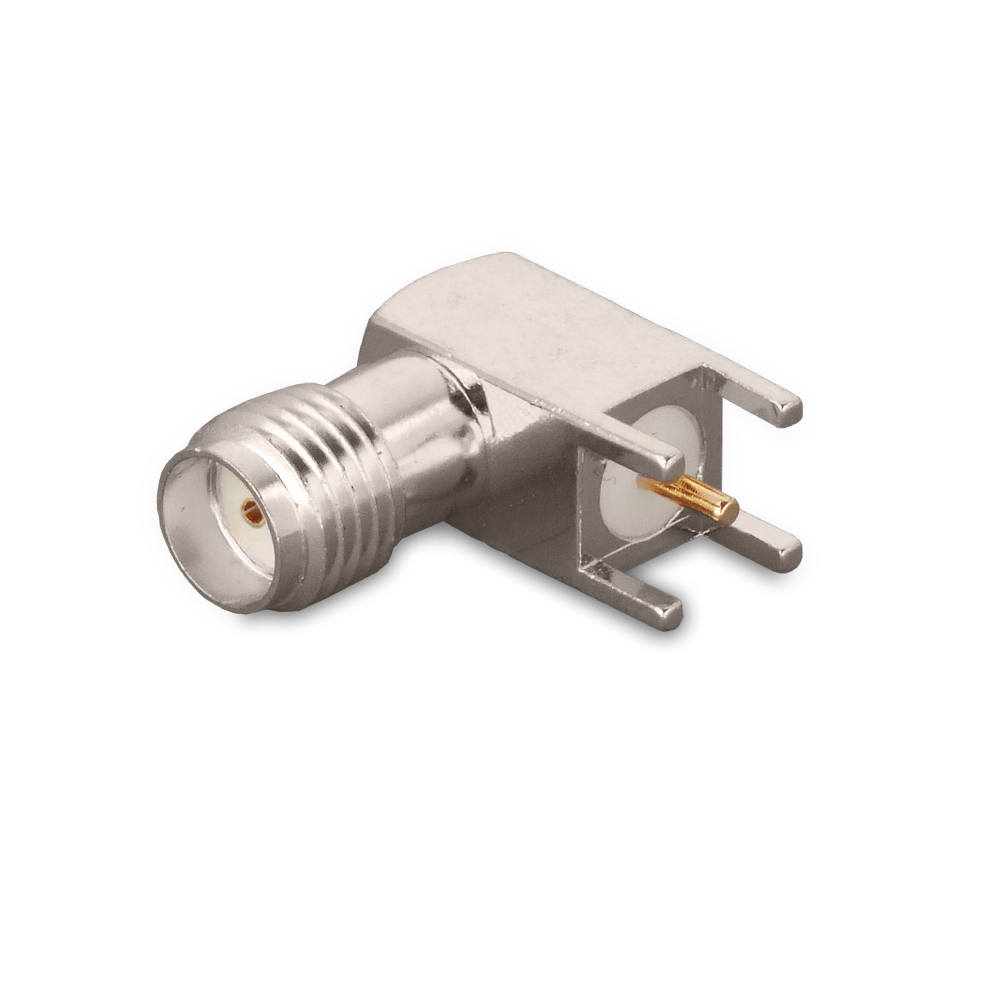 Разъем SMA(female) на плату, угловой, rev.Y