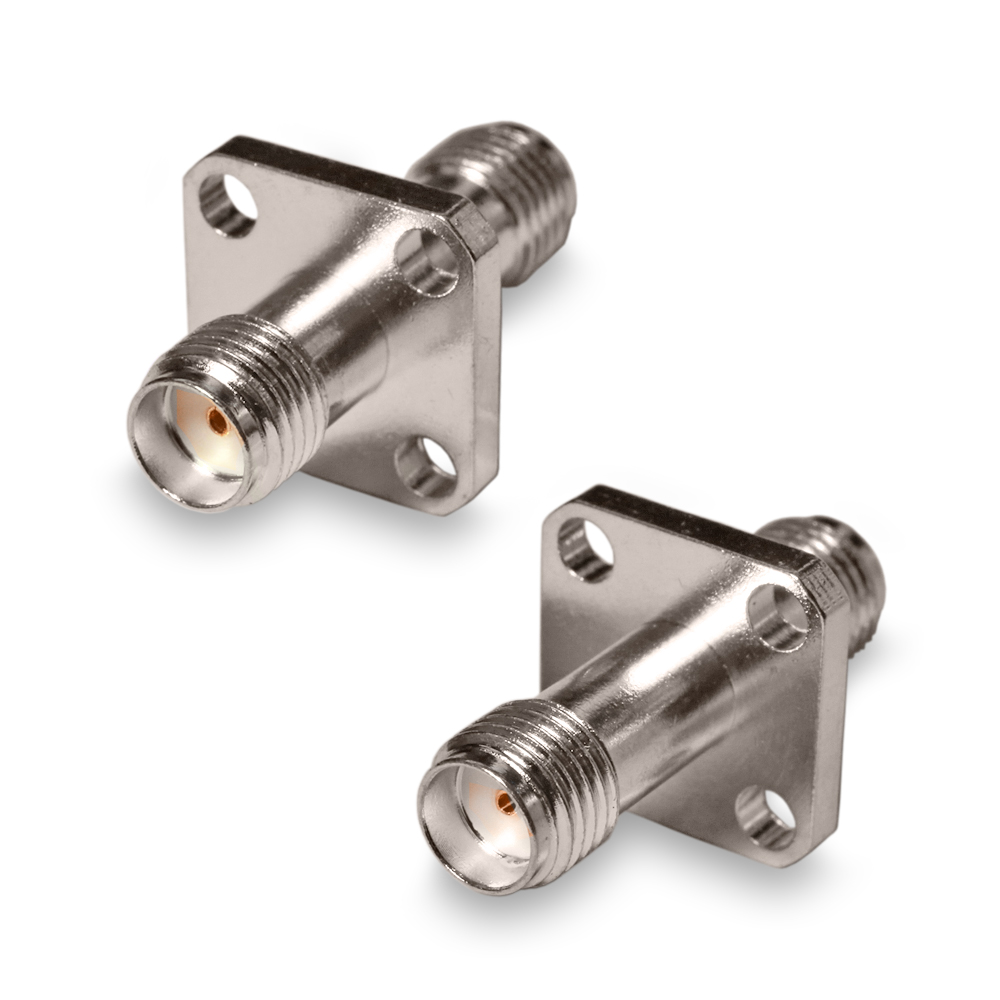 Переходник SMA(female) - SMA(female), фланцевый, удлиненный, rev.Y